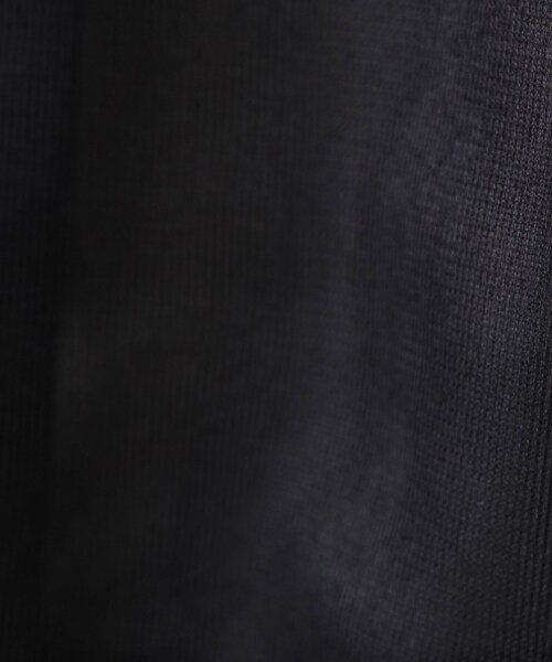 OPAQUE.CLIP（オペークドットクリップ）の「スポンディッシュシアーノーカラーブルゾン【洗濯機洗い可】（ブルゾン・レディース・ブラック/グリーン系・00）」の10枚目の写真