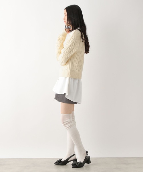 Heather(ヘザー)の「【POLO BCS(ポロ・ビーシーエス)】オックスフォードビッグシャツ 319987(シャツ/ブラウス・レディース・ライトピンク/ネイビー/アイボリー・FREE)」の8枚目の写真