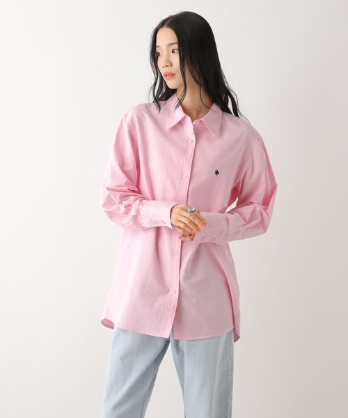 ブラウス シャツ 「POLO BCS(ポロ・ビーシーエス)」オックスフォードビッグシャツ　319987 レディース POLO BCS(ポロ・ビーシーエス)】オックスフォードビッグシャツ