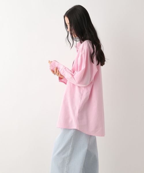 Heather(ヘザー)の「【POLO BCS(ポロ・ビーシーエス)】オックスフォードビッグシャツ 319987(シャツ/ブラウス・レディース・ライトピンク/ネイビー/アイボリー・FREE)」の17枚目の写真