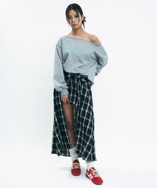Clum(クルム)の「Check Layered Wrap Skirt Shorts / チェックレイヤードラップスカートショートパンツ(その他パンツ・レディース・チェック・FREE)」の10枚目の写真