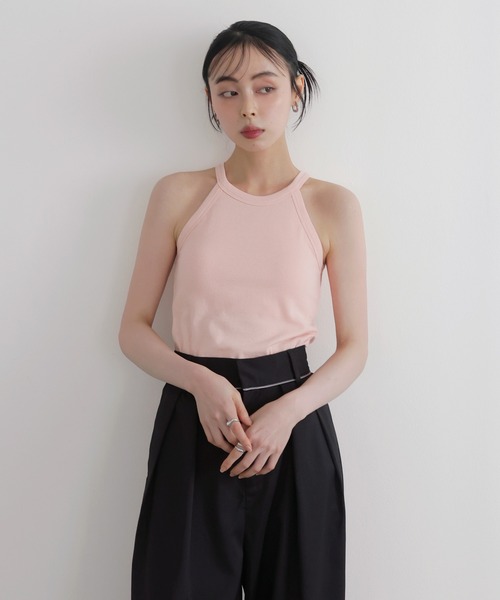 DIANTE ホルターネックタンクトップ allureville｜ホルターネックカップインタンク | Rakuten