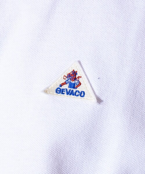GEVACO（ゲバコ）の「【EXCLUSIVE】【GEVACO/ゲバコ】ワンポイントワッペン 半袖ラインポロシャツ（ポロシャツ・メンズ・アイボリー/ネイビー/グリーン/グレー・M/L）」の11枚目の写真