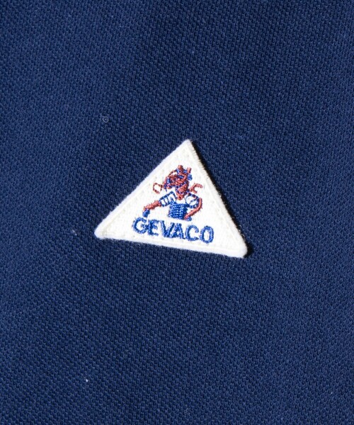 GEVACO（ゲバコ）の「【EXCLUSIVE】【GEVACO/ゲバコ】ワンポイントワッペン 半袖ラインポロシャツ（ポロシャツ・メンズ・アイボリー/ネイビー/グリーン/グレー・M/L）」の21枚目の写真