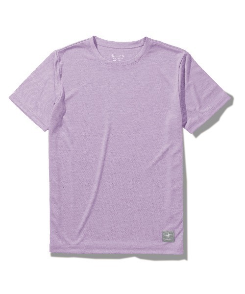 Foxfire(フォックスファイヤー)の「TS EXストレッチクルー S/S(Tシャツ/カットソー・レディース・ピンク/グレー・S/L/M)」の2枚目の写真