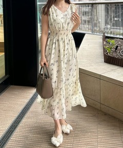 ハーリップトゥ ♡Belle jardin chiffon dress Belle Jardin Chiffon Dress