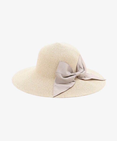 MAJESTIC LEGON(マジェスティックレゴン)の「コンパクトウォッシャブルリボンハット(ハット・レディース・サンドベージュ/ベージュ・FREE)」の7枚目の写真