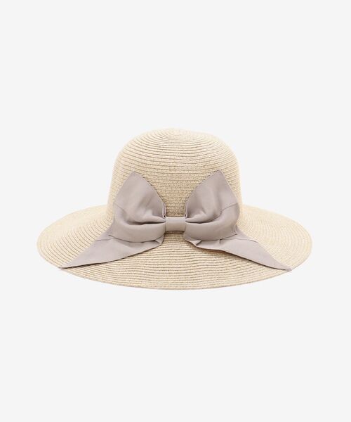 MAJESTIC LEGON(マジェスティックレゴン)の「コンパクトウォッシャブルリボンハット(ハット・レディース・サンドベージュ/ベージュ・FREE)」の9枚目の写真