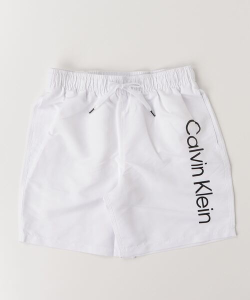 Calvin Klein(カルバン・クライン)の「Calvin Klein カルバンクライン ボードショーツ サーフパンツ ハーフ 水陸両用 水着(水着・メンズ・ブラック/エメラルド/グリーン/ネイビー/ホワイト・S/M/L/XXL/XL)」の2枚目の写真