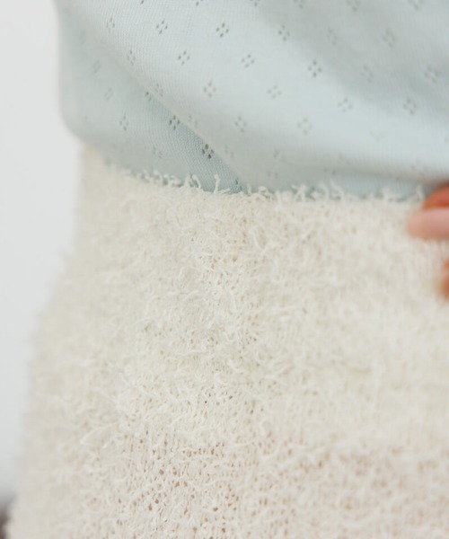 flower(フラワー)の「シンリボンスカート(スカート・レディース・アイボリー/ホワイト・FREE)」の8枚目の写真