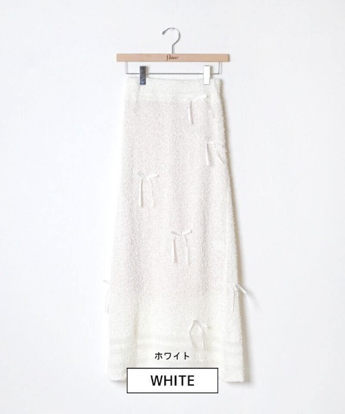 flower(フラワー)の「シンリボンスカート(スカート・レディース・アイボリー/ホワイト・FREE)」の20枚目の写真