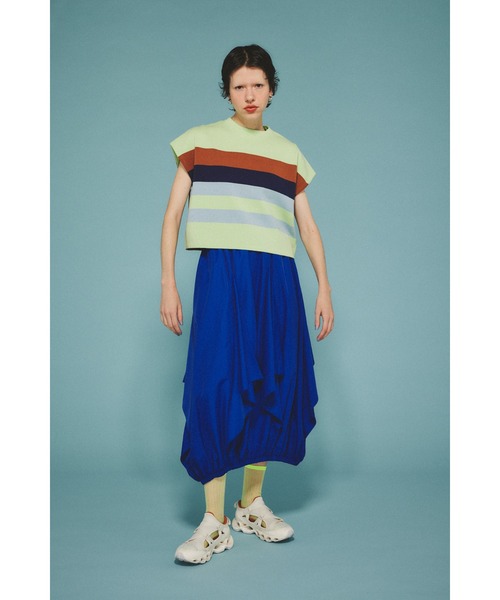 HeRIN.CYE（ヘリンドットサイ）の「Triangle skirt　　トライアングルスカート（スカート・レディース・オフホワイト/ブルー/ブラック・FREE）」の19枚目の写真