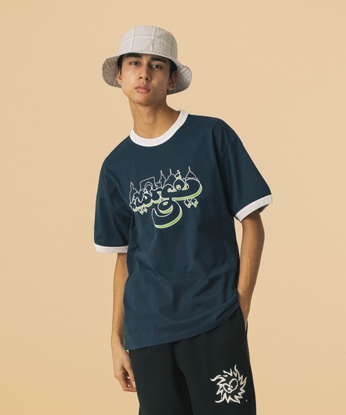 早い者勝ち XLARGE ARABIAN RINGER S/S TEE ハーフパンツコーデ ARABIAN RINGER S/S TEE（Tシャツ/カットソー）｜XLARGE