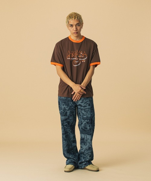 早い者勝ち XLARGE ARABIAN RINGER S/S TEE ハーフパンツコーデ ARABIAN RINGER S/S TEE（Tシャツ/カットソー）｜XLARGE