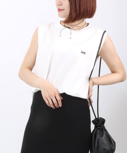 セール】Lee（リー）EMBROIDERY N/S TEE/ブランドロゴワン