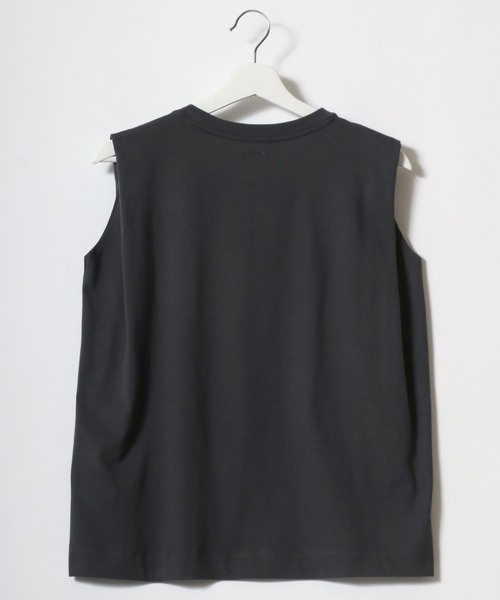 Lee（リー）の「Lee（リー）EMBROIDERY N/S TEE/ブランドロゴワンポイント刺繍ノースリーブTシャツ レディース（Tシャツ/カットソー・レディース・ピンク/ホワイト/ホワイト系その他/ホワイト系その他2/スミクロ・M/S）」の14枚目の写真