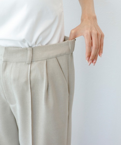 Sirin(シリン)の「≪セットアップ可≫ リネンライクワイドパンツ【2サイズ展開】(その他パンツ・レディース・ナチュラル/ベージュ・SMALL/X-SMALL)」の16枚目の写真