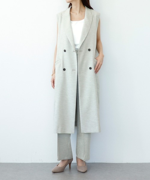 Sirin(シリン)の「≪セットアップ可≫ リネンライクワイドパンツ【2サイズ展開】(その他パンツ・レディース・ナチュラル/ベージュ・SMALL/X-SMALL)」の8枚目の写真