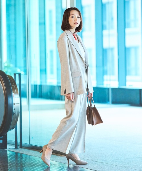 Sirin(シリン)の「≪セットアップ可≫ リネンライクワイドパンツ【2サイズ展開】(その他パンツ・レディース・ナチュラル/ベージュ・SMALL/X-SMALL)」の5枚目の写真