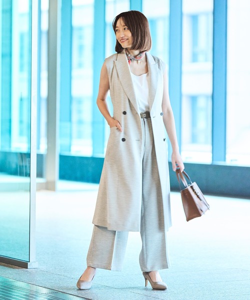 Sirin(シリン)の「≪セットアップ可≫ リネンライクワイドパンツ【2サイズ展開】(その他パンツ・レディース・ナチュラル/ベージュ・SMALL/X-SMALL)」の7枚目の写真