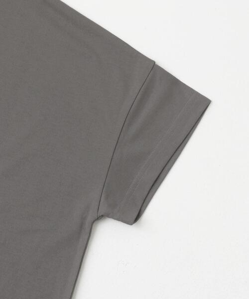 ITEMS URBANRESEARCH(アイテムズ アーバンリサーチ)の「汗ジミ隠しバックタックTシャツ(Tシャツ/カットソー・レディース・チャコールグレー/ベージュ/パープル・FREE)」の15枚目の写真