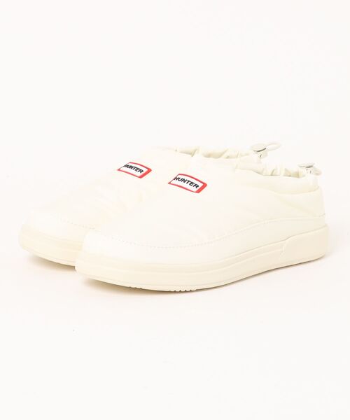 HUNTER(ハンター)の「《HUNTER》WOMENS IN/OUT SLIP ON SLIPPER(その他シューズ・レディース・ブラック/ホワイト系その他/ブラック×ホワイト・UK6/UK5/UK4)」の2枚目の写真