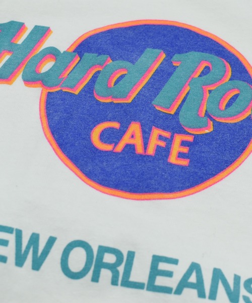 LABORATORY R（ラボラトリーアール）の「【ヴィンテージ古着】90’s HARD ROCK CAFE 企業ロゴ Tシャツ（Tシャツ/カットソー・メンズ・ホワイト・LARGE）」の3枚目の写真