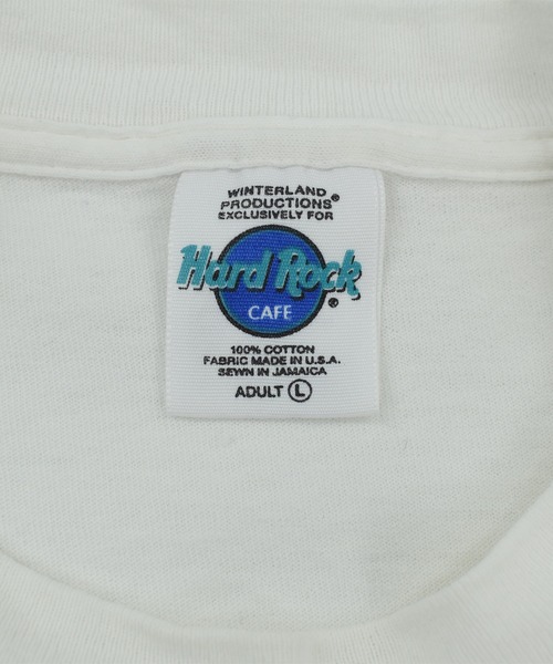 LABORATORY R（ラボラトリーアール）の「【ヴィンテージ古着】90’s HARD ROCK CAFE 企業ロゴ Tシャツ（Tシャツ/カットソー・メンズ・ホワイト・LARGE）」の5枚目の写真