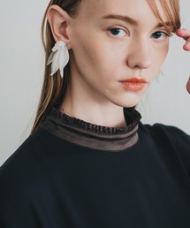 WHYTO.（ホワイト）の「「WHYTO. / ホワイト」シアーリーフイヤリング（イヤリング）」