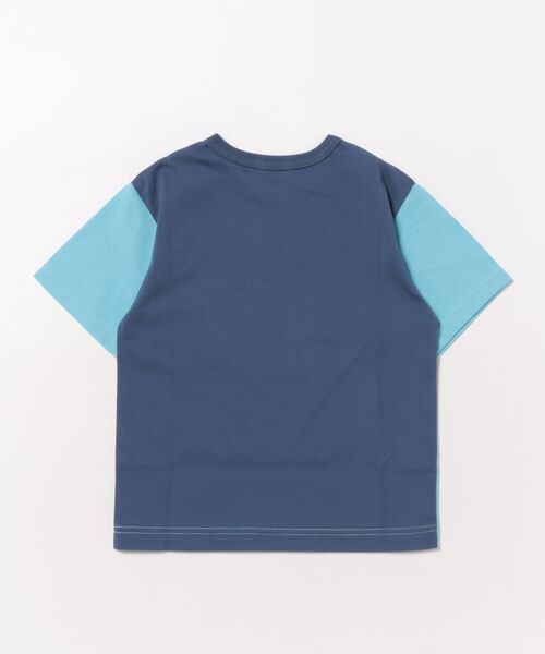 HAKKA KIDS(ハッカキッズ)の「トリケラトプスアップリケドライTシャツ(Tシャツ/カットソー・キッズ・イエロー/ライトブルー・120cm/110cm/100cm/130cm)」の3枚目の写真