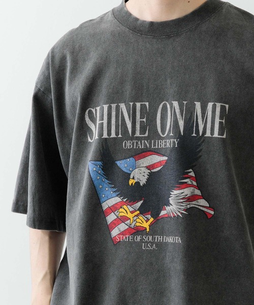 ITEMS URBANRESEARCH（アイテムズ アーバンリサーチ）の「パウダー加工天竺半袖Tシャツ（Tシャツ/カットソー・メンズ・その他1/その他2/その他3・MEDIUM/LARGE）」の19枚目の写真