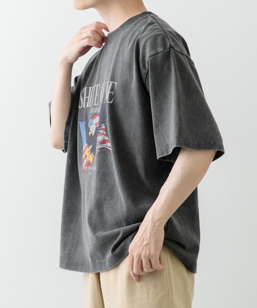 ITEMS URBANRESEARCH（アイテムズ アーバンリサーチ）の「パウダー加工天竺半袖Tシャツ（Tシャツ/カットソー・メンズ・その他1/その他2/その他3・MEDIUM/LARGE）」の20枚目の写真