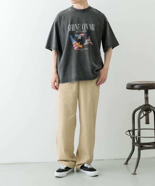 ITEMS URBANRESEARCH（アイテムズ アーバンリサーチ）の「パウダー加工天竺半袖Tシャツ（Tシャツ/カットソー・メンズ・その他1/その他2/その他3・MEDIUM/LARGE）」の22枚目の写真