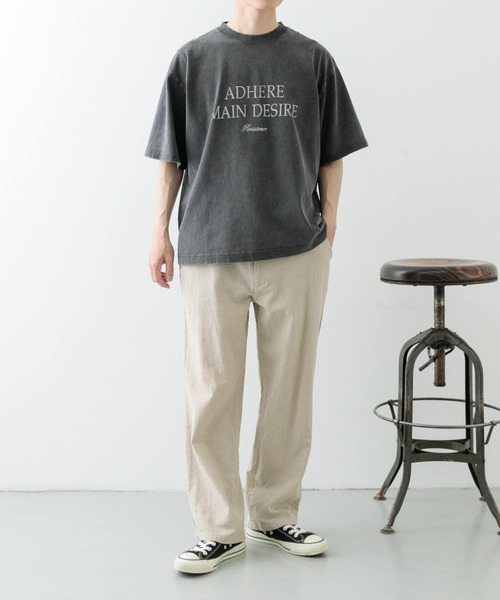 ITEMS URBANRESEARCH（アイテムズ アーバンリサーチ）の「パウダー加工天竺半袖Tシャツ（Tシャツ/カットソー・メンズ・その他1/その他2/その他3・MEDIUM/LARGE）」の5枚目の写真