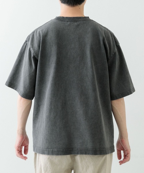 パウダー加工 天竺カットソー アイテムズ アーバンリサーチ ITEMS URBAN RESEARCH パウダー加工 天竺