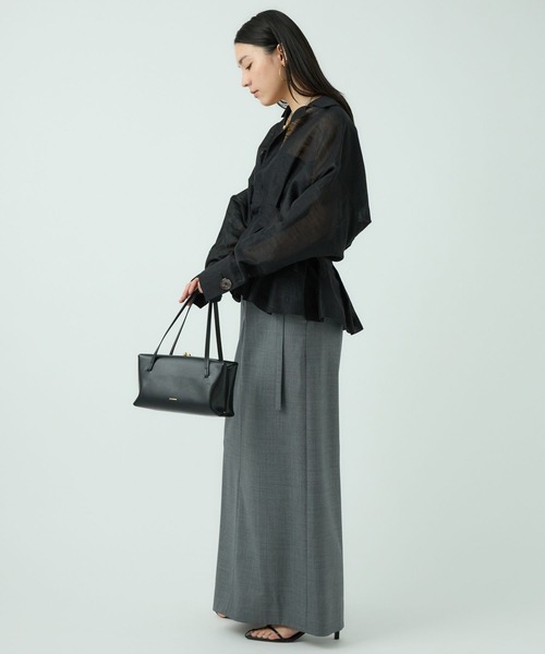 Chaos（カオス）の「Chaos(カオス)/エラルドブラウス（シャツ/ブラウス・レディース・サンドベージュ/ブラック・FREE）」の7枚目の写真