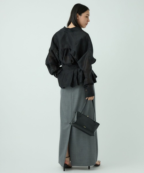 Chaos（カオス）の「Chaos(カオス)/エラルドブラウス（シャツ/ブラウス・レディース・サンドベージュ/ブラック・FREE）」の9枚目の写真