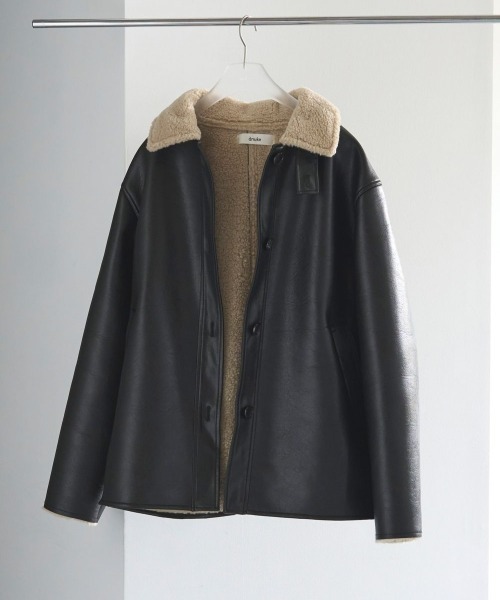 anuke(アンヌーク)の「anuke Boa Flight Jacket ボアフライトジャケット/62520203(その他アウター・レディース・ブラック・38/36)」の15枚目の写真
