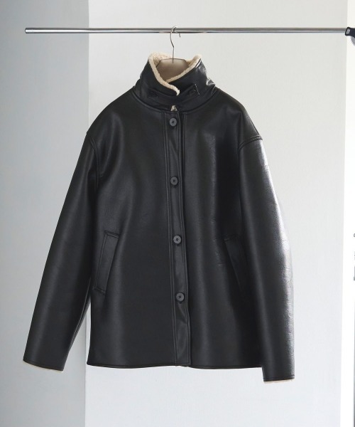 anuke(アンヌーク)の「anuke Boa Flight Jacket ボアフライトジャケット/62520203(その他アウター・レディース・ブラック・38/36)」の16枚目の写真