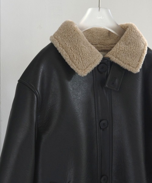 anuke(アンヌーク)の「anuke Boa Flight Jacket ボアフライトジャケット/62520203(その他アウター・レディース・ブラック・38/36)」の17枚目の写真
