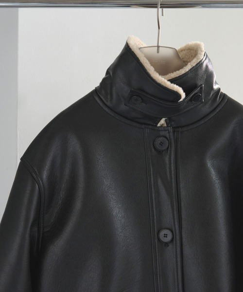 anuke(アンヌーク)の「anuke Boa Flight Jacket ボアフライトジャケット/62520203(その他アウター・レディース・ブラック・38/36)」の18枚目の写真