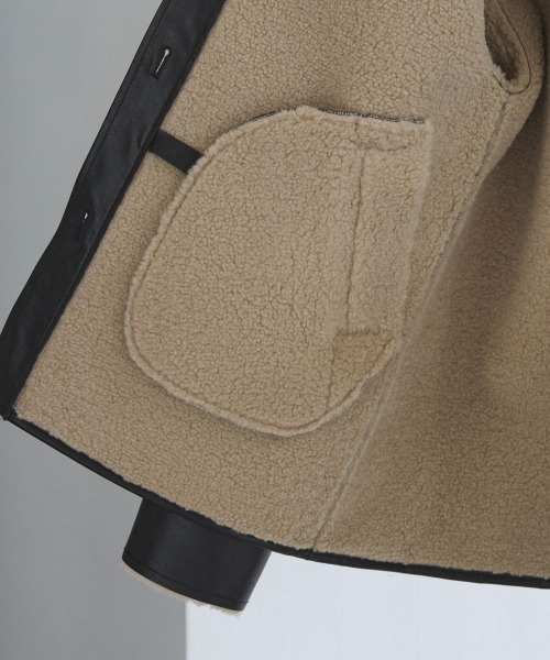 anuke(アンヌーク)の「anuke Boa Flight Jacket ボアフライトジャケット/62520203(その他アウター・レディース・ブラック・38/36)」の22枚目の写真