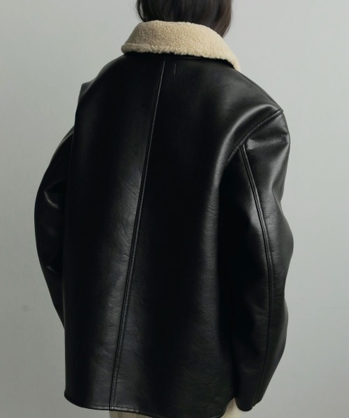 anuke(アンヌーク)の「anuke Boa Flight Jacket ボアフライトジャケット/62520203(その他アウター・レディース・ブラック・38/36)」の12枚目の写真