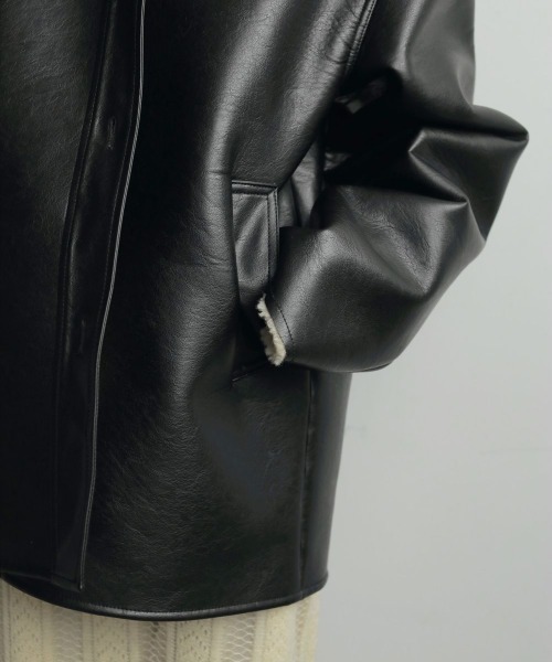anuke(アンヌーク)の「anuke Boa Flight Jacket ボアフライトジャケット/62520203(その他アウター・レディース・ブラック・38/36)」の13枚目の写真