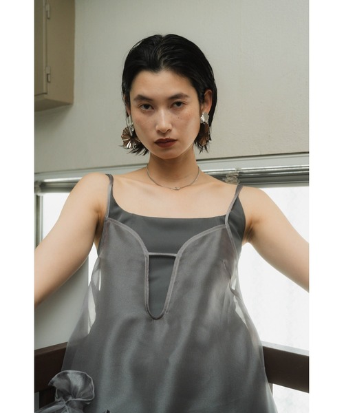 Knuth Marf（クヌースマーフ）の「layered tulle one piece（ワンピース・レディース・シルバー/ブラック/ゴールド・SMALL/X-SMALL）」の4枚目の写真