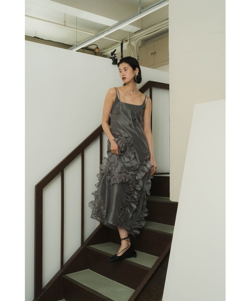 layered tulle one piece（ワンピース）｜Knuth Marf