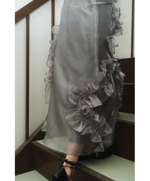 ワンピース Knuth Marf layered tulle one piece layered tulle one piece/3color | KNUTH MARF