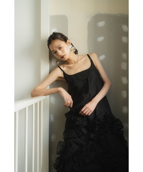 Knuth Marf ドレス クヌースマーフ ワンピース オケージョンワンピース Knuth Marf/クヌースマーフ】2way chiffon docking one piece