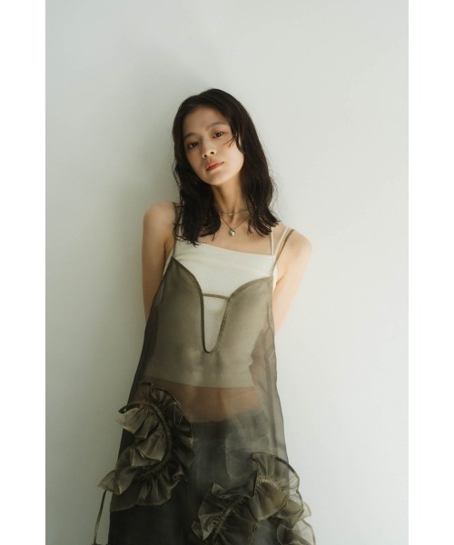 ワンピース Knuth Marf layered tulle one piece layered tulle one piece/3color | KNUTH MARF
