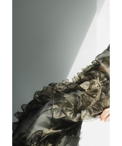 ワンピース Knuth Marf layered tulle one piece layered tulle one piece/3color | KNUTH MARF